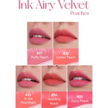 Peripera Uzun Süre Kalıcı ve Hafif Formüllü, Kadife Bitişli Tint Peripera Ink Airy Velvet (21 Fluffy Peach)