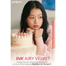 Peripera Uzun Süre Kalıcı ve Hafif Formüllü, Kadife Bitişli Tint Peripera Ink Airy Velvet (19 Elf Light Rose)