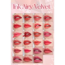 Peripera Uzun Süre Kalıcı Hafif Formüllü Kadife Bitişli Tint Peripera Ink Airy VELVET(16FAVORITE Orange Pink)