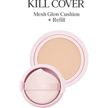 Clio Yoğun Nem ve Işıltı Veren Cushion Clio Kill Cover Mesh Glow Cushion+Refill (4 Ginger) SPF50+PA++++