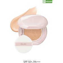 CLIO Blur Efekti Veren Vegan Cushion Clio Veganwear Pure Blurring Cushion+Refill (4 Ginger) SPF50+ PA+++