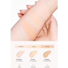 CLIO Blur Efekti Veren Vegan Cushion Clio Veganwear Pure Blurring Cushion+Refill (4 Ginger) SPF50+ PA+++