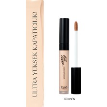 Clio Uzun Süre Kalıcı, Pürüzsüz Dokuya Sahip Concealer Clio Kill Cover Liquid Concealer (03 Linen)