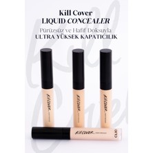 Clio Uzun Süre Kalıcı, Pürüzsüz Dokuya Sahip Concealer Clio Kill Cover Liquid Concealer (03 Linen)