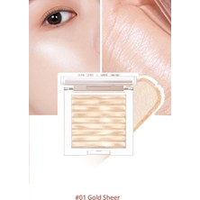 Clio Mikro Inci Taneciklerle Yoğun Işıltı Sağlayan Highlighter Clio Prism Highlighter (01 Gold Sheer)