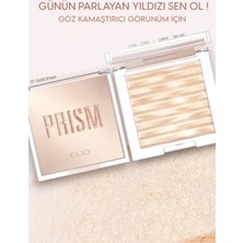 Clio Mikro Inci Taneciklerle Yoğun Işıltı Sağlayan Highlighter Clio Prism Highlighter (01 Gold Sheer)