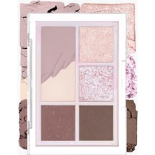 Clio Göz Alıcı Renklerde, Yoğun Pigmentli Mini Far Paleti Clio Pro Eye Palette Mini (03 Blooming Mauve)