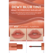 Clio Blur Efekti Veren, Nemlendirici, Hafif Dokulu Tint Clio Dewy Blur Tint (05 Caramel Pumpkin)