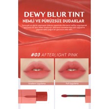 Clio Blur Efekti Veren, Nemlendirici, Hafif Dokulu Tint Clio Dewy Blur Tint (03 Afterlight Pink)