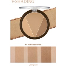 Peripera Sıcak ve Soğuk Tonlar ile Doğal Gölgeleme Sunan Kontür Peripera Ink V Shading (01 Almond Brown)