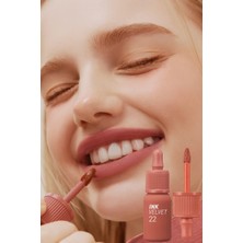 Peripera Yüksek Pigmentli, Kadife Görünümlü, Gün Boyu Kalıcı Tint Peripera Ink Velvet (22 Bouquet Nude)