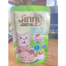 Jınny Ton Balığı & Tavuk Etli Yaş Kedi Maması 70 gr x 12 Adet