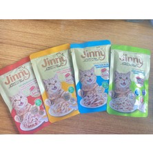 Jınny Ton Balığı & Tavuk Etli Yaş Kedi Maması 70 gr x 12 Adet