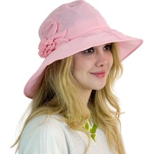 Bay Şapkacı Güllü Kadın Şapka 1305 Pembe