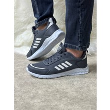 Nstil Günlük Erkek Sneaker Fileli Bağcıklı Rahat Esnek Dikiş Detaylı Yürüyüş Spor Ayakkabı 1453