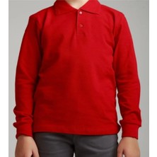 Mc Kids Mcrkids  Okul Kırmızı Lakos Polo Yaka Tshirt