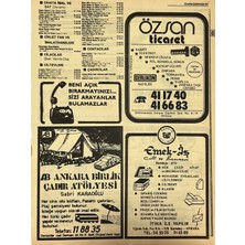 Hasyılmaz Ankara 1986 Meslek Reklam Ilanı Efemera S81