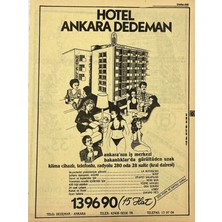 Hasyılmaz Ankara 1986 Meslek Reklam Ilanı Efemera S339