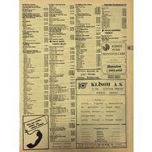 Hasyılmaz Ankara 1986 Meslek Reklam Ilanı Efemera S175