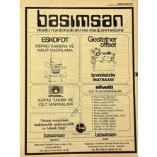 Hasyılmaz Ankara 1986 Meslek Reklam Ilanı Efemera S269