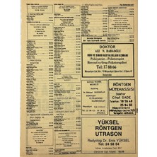 Hasyılmaz Ankara 1986 Meslek Reklam Ilanı Efemera S457