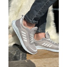 Nstil Günlük Erkek Sneaker Fileli Bağcıklı Rahat Esnek Dikiş Detaylı Yürüyüş Spor Ayakkabı 1453