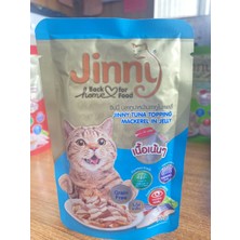 Jınny Ton Balığı & Uskumrulu Yaş Kedi Maması 70 gr x 12 Adet