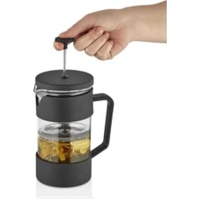 Mediterian Siyah French Press Filtre Kahve Bardağı 420ML 350 - 599 ml