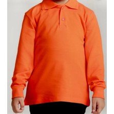 Mc Kids Mcrkids  Okul Turuncu Lakos Polo Yaka Tshirt