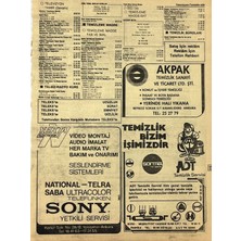 Hasyılmaz Ankara 1986 Meslek Reklam Ilanı Efemera S429