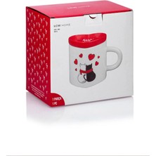 LC Waikiki Lcw Home Kalp Figürlü Porselen Kupa 400 ml