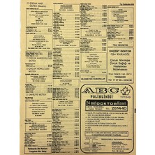 Hasyılmaz Ankara 1986 Meslek Reklam Ilanı Efemera S443