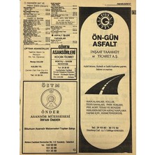 Hasyılmaz Ankara 1986 Meslek Reklam Ilanı Efemera S37