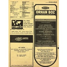 Hasyılmaz Ankara 1986 Meslek Reklam Ilanı Efemera S435