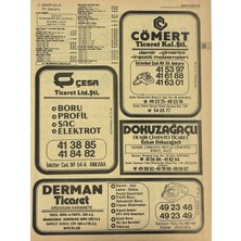 Hasyılmaz Ankara 1986 Meslek Reklam Ilanı Efemera S103
