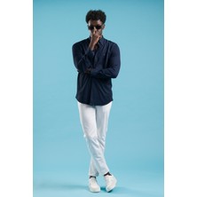 Paul Martin Regular Fit Yaka Düğmeli Pamuklu Likralı Gömlek