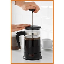 Mediterian 600 + ml Upphetta Europestore Isıya Dayanıklı French Press Cam Demlik 1 Lt 22 cm Paslanmaz Çelik Pa