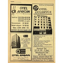 Hasyılmaz Ankara 1986 Meslek Reklam Ilanı Efemera S343