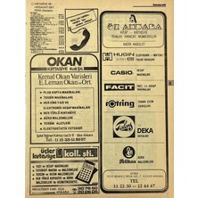 Hasyılmaz Ankara 1986 Meslek Reklam Ilanı Efemera S235