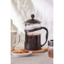 Mediterian Cam Coffee Bean Siyah French Press 800 ml 600 + ml