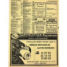 Hasyılmaz Ankara 1986 Meslek Reklam Ilanı Efemera S249