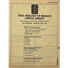 Hasyılmaz Ankara 1986 Meslek Reklam Ilanı Efemera S439