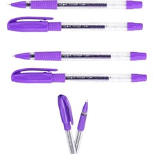 Pensan Glitter Simli Jel Kalem Vıolet 1 mm 4 Adet