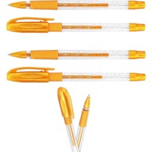 Pensan Glitter Simli Jel Kalem Altın 1 mm 4 Adet