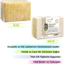 Organicsun Doğal Kabak Lifli Eşek Sütü Sabunu 120 gr Tüm Cilt Tipleri Için Yaşlanma Karşıtı