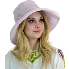 Bay Şapkacı Renkli Dikişli Kadın Şapka 1311 Lila