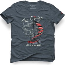 Tarrzzcom Kırmızı Yelkenli Tasarım Tişört