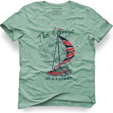 Tarrzzcom Kırmızı Yelkenli Tasarım Tişört