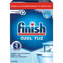 Finish Bulaşık Makinesi Özel Tuz 1.5 kg + Finish Bulaşık Makinesi Parlatıcı 800 ml (2'li Set)