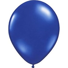 Parti Furyası Lacivert 10 Adet  metalik Helyum Uyumlu Lacivert  Balon+Lacivert Parlak  Balon Doğum Günü Parti Süsleme Helyum Uyumlu
